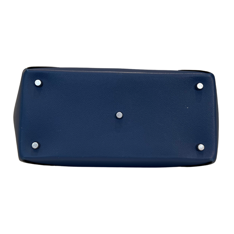 Hermès Shopper, MAXIBOX CABAS 30, VEAU EVERCOLOR/VEAU EPSOM, Farbe blau