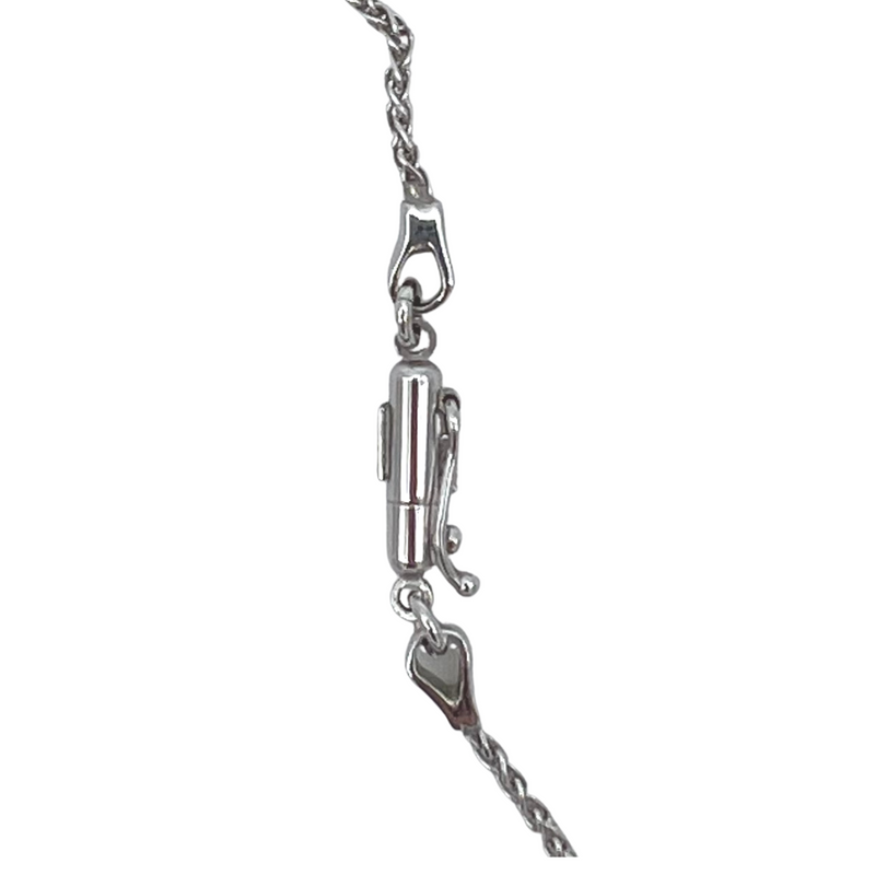 IhrSchmuck_WEMPE Markenschmuck Highlight, Mondanhänger mit Kette in 750er Weißgold, Besatz Bergkristall mit Brillanten